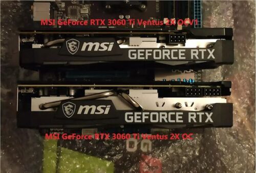 VGA MSI Ventus 2x RTX3060TI 8GB GDDR6 LHR کارت گرافیک ام اس ای وینتوس ۲ایکس ۳۰۶۰تی ای ۸گیگابایت