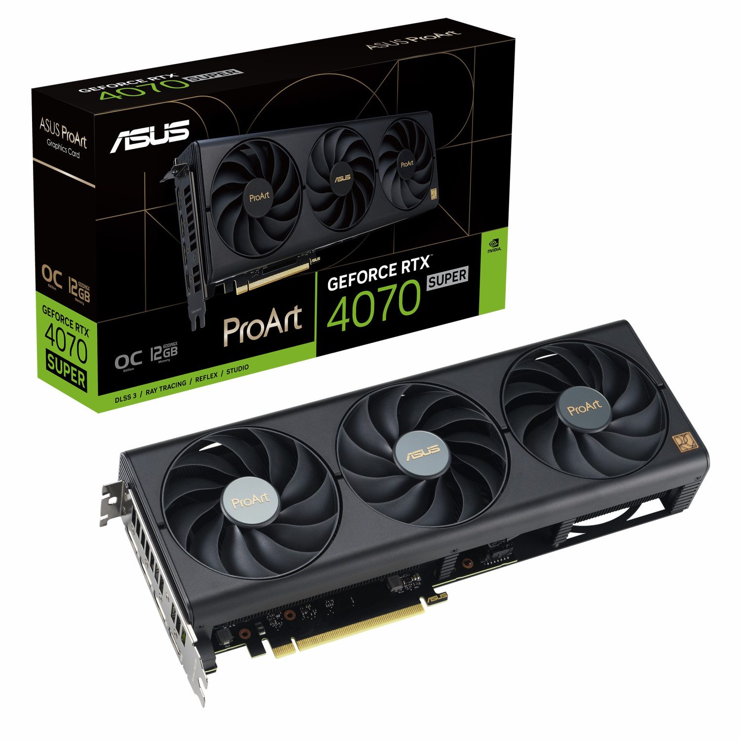 Asus ProArt RTX 4070 Super 12GB GDDR6X کارت گرافیک ایسوس پرو آرت۴۰۷۰ سوپر 12گیگابایت