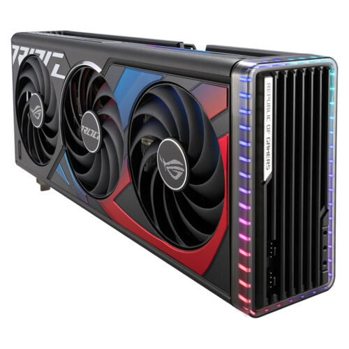 VGA Nvidia Geforce ASUS Rogstrix RTX 4070TI Super 12GB GDDR6X کارت گرافیک ایسوس ۴۰۷۰ti سوپر راگ استریکس ۱۲گیگابایت