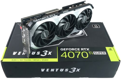 VGA Nvidia Geforce MSI Ventus 3X RTX 4070TI Super 12GB GDDR6X کارت گرافیک ام اس ای ونتوس 3ایکس ۴۰۷۰ti سوپر ۱۲گیگابایت
