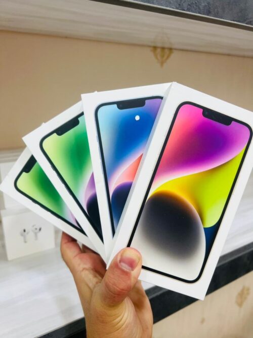 آیفون ۱۴ ۱۲۸گیگ دو سیم کارت Apple Iphone 14 128gb CHA 2Sim (استوک در حد نو)