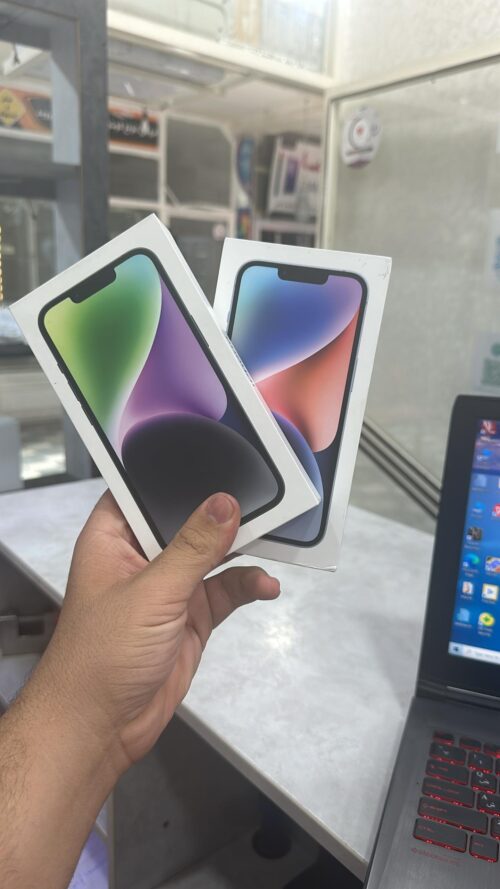 آیفون ۱۴ ۱۲۸گیگ دو سیم کارت Apple Iphone 14 128gb CHA 2Sim (استوک در حد نو)