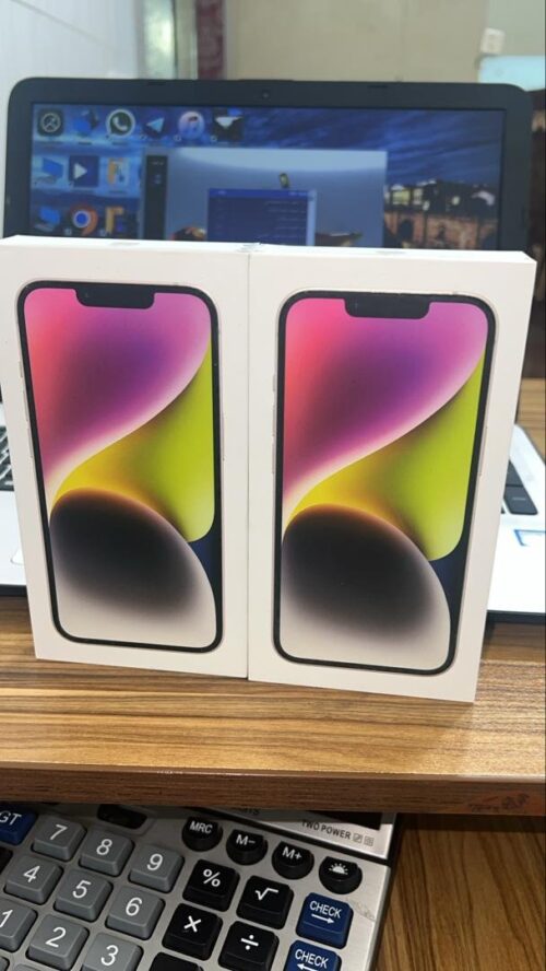 آیفون ۱۴ ۱۲۸گیگ دو سیم کارت Apple Iphone 14 128gb CHA 2Sim (استوک در حد نو)