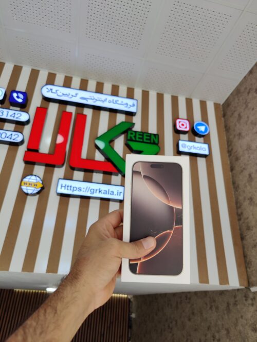 آیفون 16 پرو ۲۵۶گیگ تک سیم کارت رجیستری شده Apple Iphone 16 Pro 256gb M/AEA 1SIM (NOT Active)
