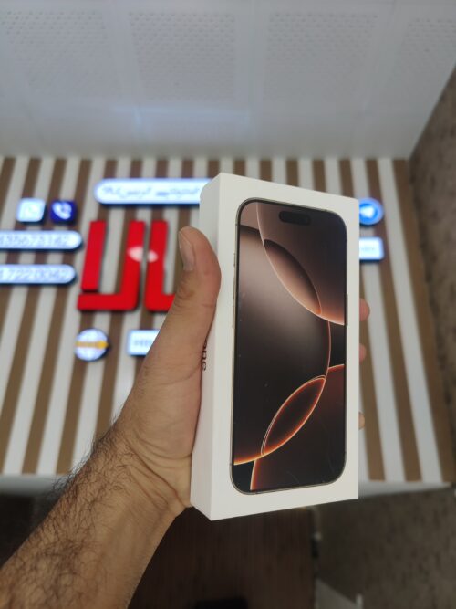 آیفون 16 پرو ۲۵۶گیگ تک سیم کارت رجیستری شده Apple Iphone 16 Pro 256gb M/AEA 1SIM (NOT Active)
