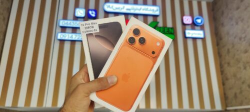 آیفون 17 پرومکس ۲۵۶گیگ سیمکارت الکترونیکی بدون رجیستری Apple Iphone 17 Pro MAX 256gb JA eSIM+eSIM (NOT Active)